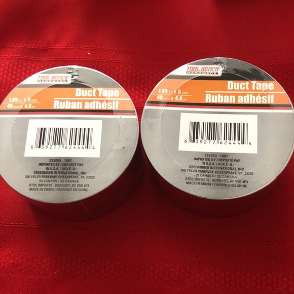 Wire Edged Ribbon & Red Decorative Duct Tape - Picture 4 of 10